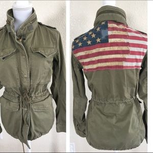 RL denim & supply american flag field jacket